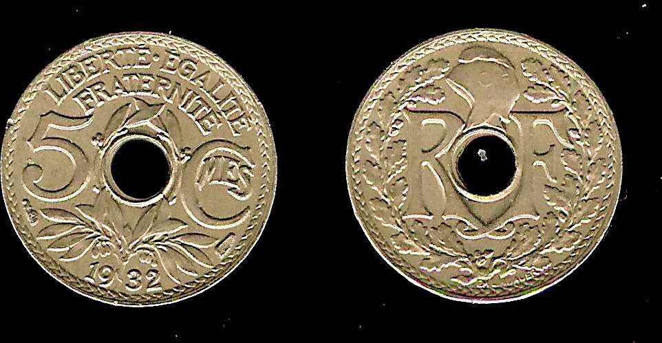 5 centimes Lindauer, petit module 1932 SUP